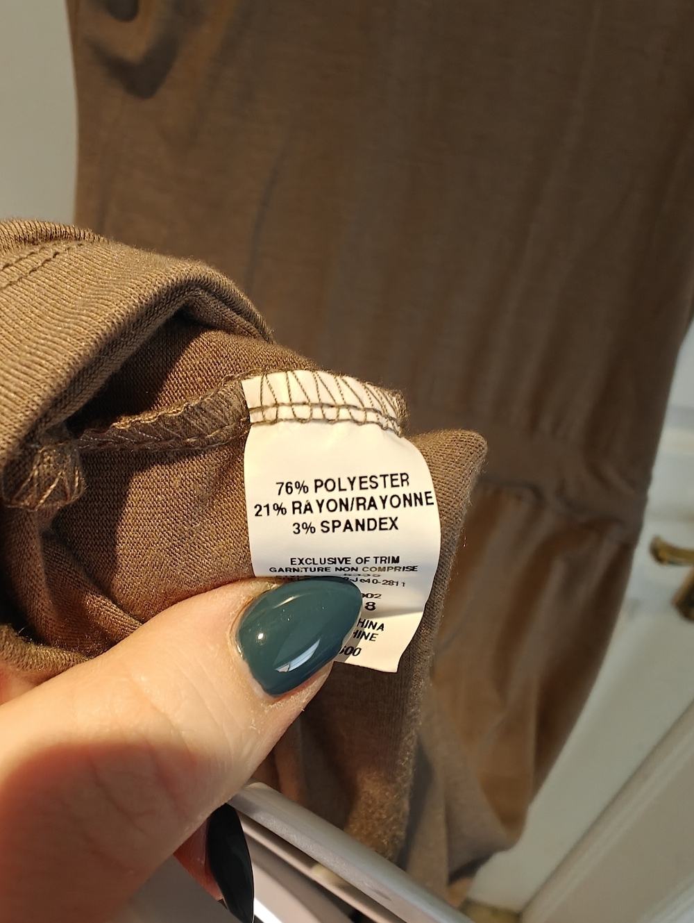 JESSICA Cowl Neck Dress With Cargo Pockets And Tie At Front - Picture 4 of 5
